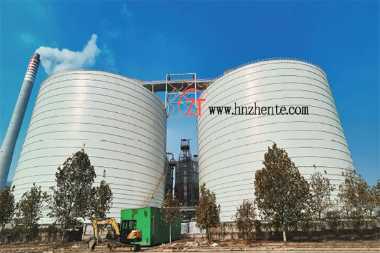 Welded steel silo